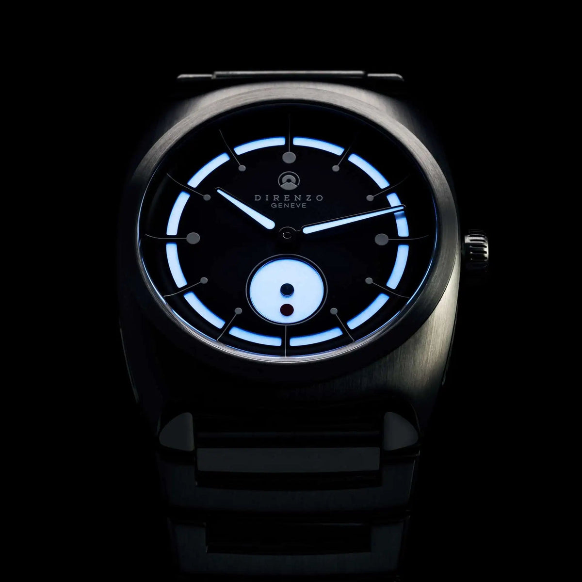 DIRENZO DRZ 06 RETRO DRESS BLACK BRACELET 38MM - WATCHH