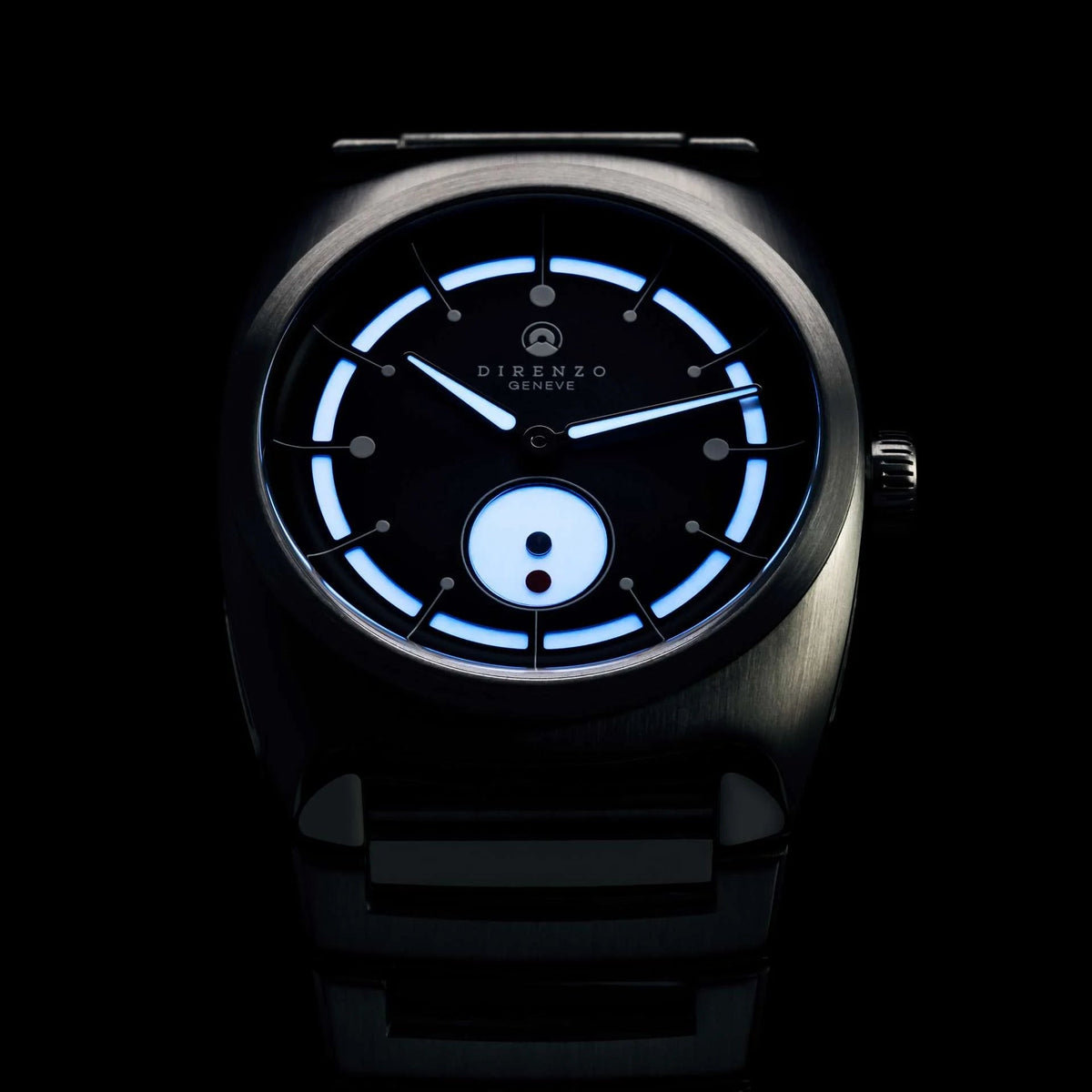 DIRENZO DRZ 06 RETRO DRESS BLUE BRACELET 38MM - WATCHH