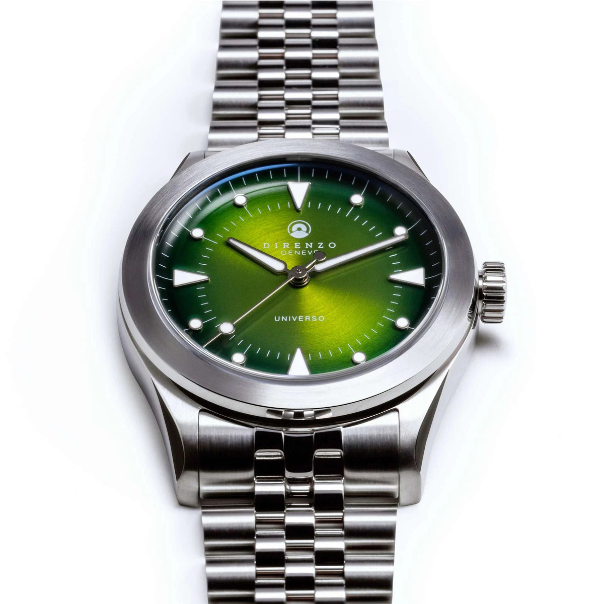 DIRENZO DRZ 07 RETRO DRESS GREEN BRACELET 37MM