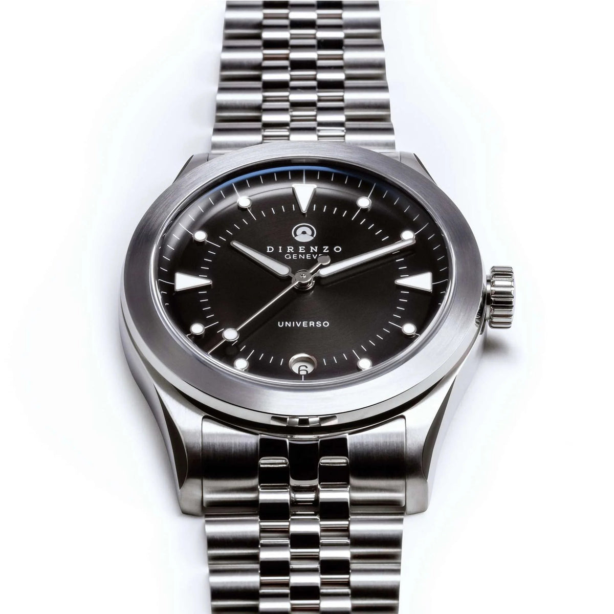 DIRENZO DRZ 07 RETRO DRESS GREY BRACELET 37MM WITH DATE - WATCHH