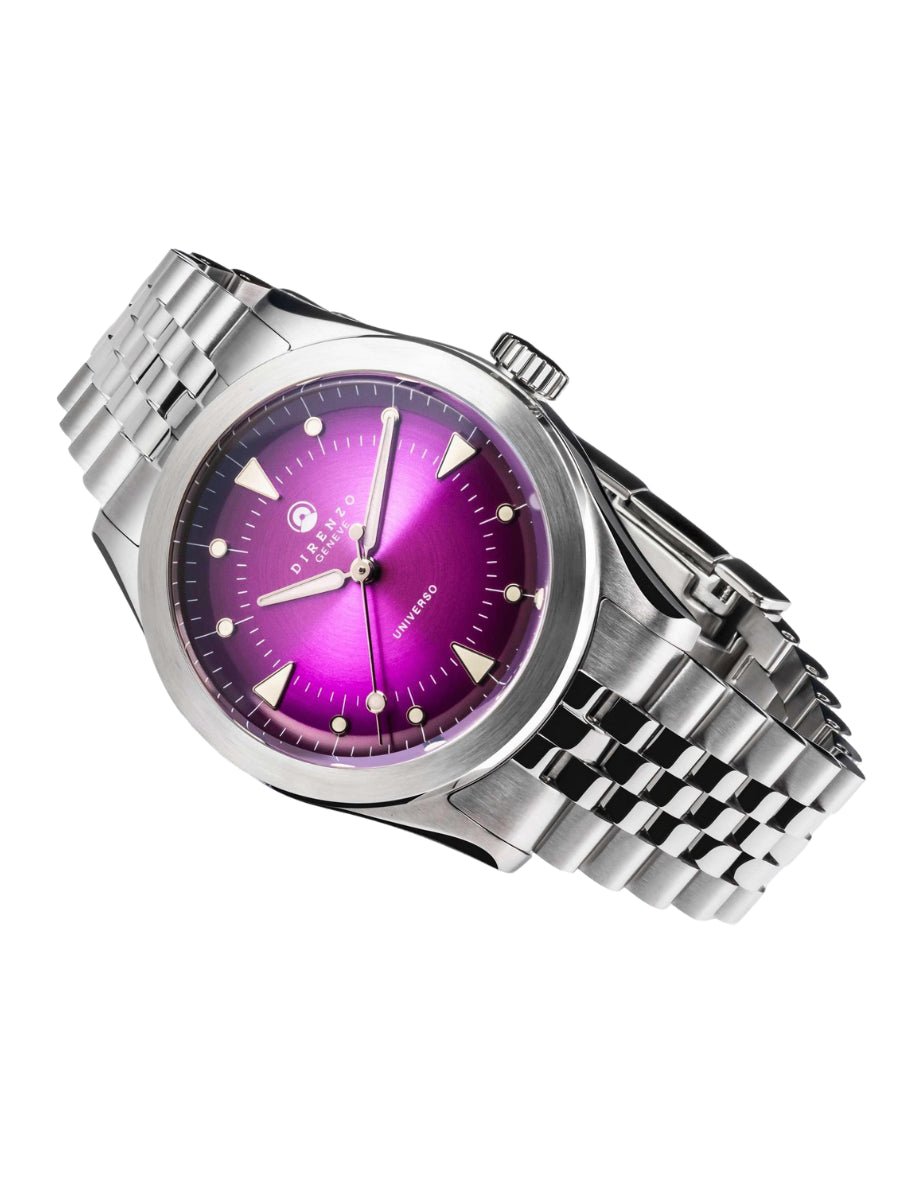DIRENZO DRZ 07 RETRO DRESS PURPLE BRACELET 37MM