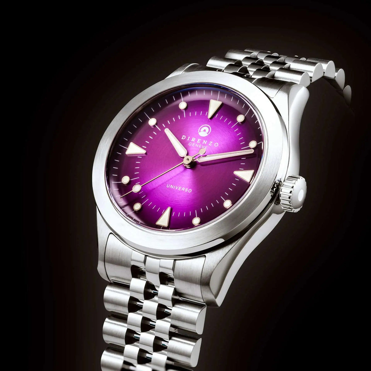 DIRENZO DRZ 07 RETRO DRESS PURPLE BRACELET 37MM