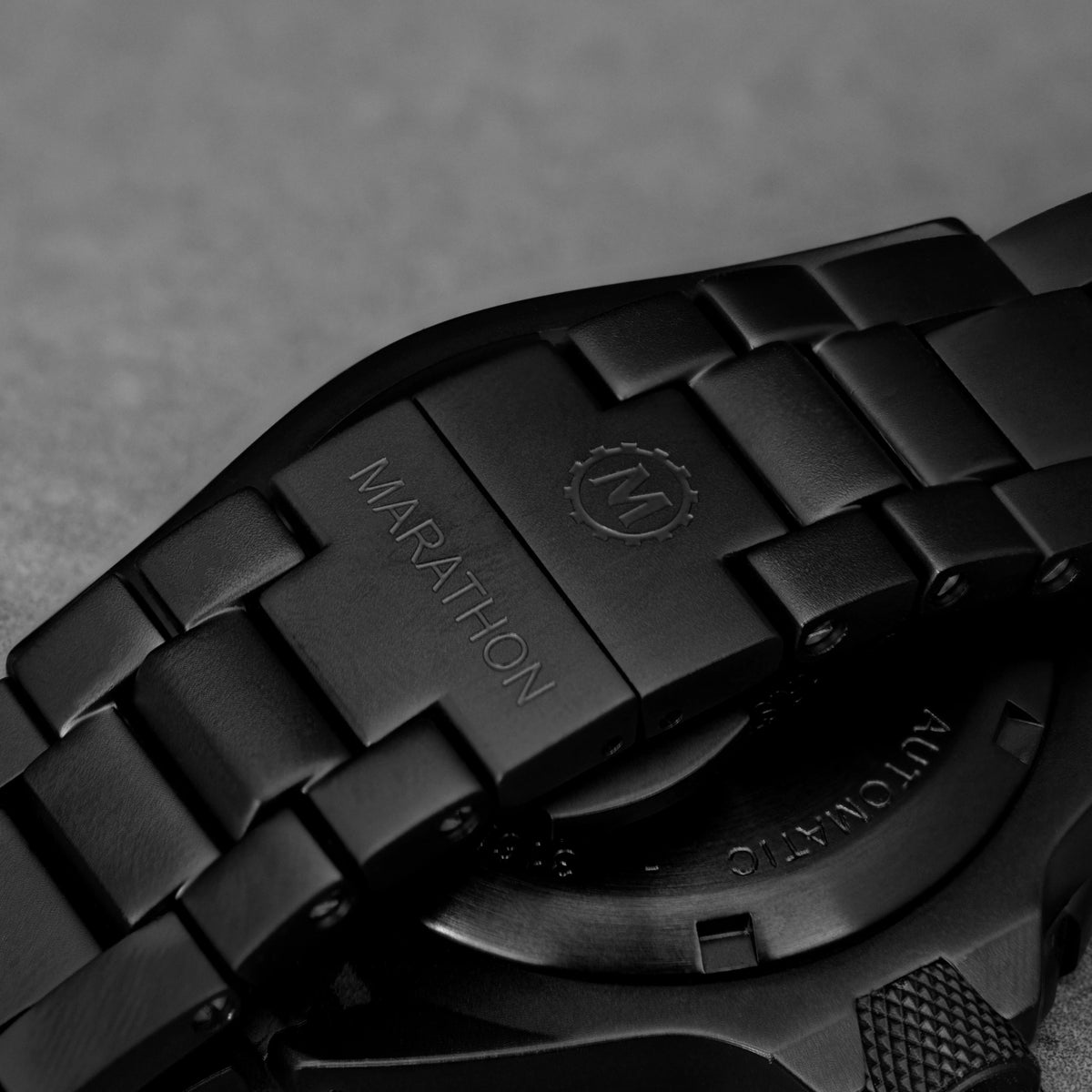 MARATHON 20MM ANTHRACITE STAINLESS STEEL BRACELET (FOR LARGE DIVE) - WATCHH