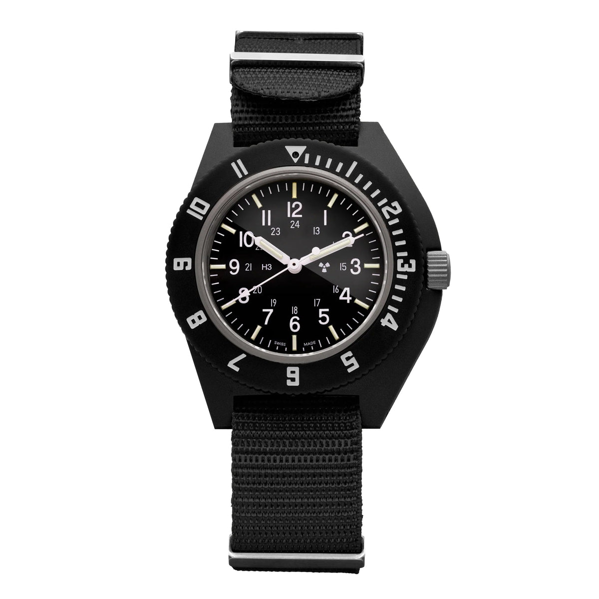 MARATHON AIR PILOT'S NAVIGATOR BLACK 41MM DEFSTAN - WATCHH