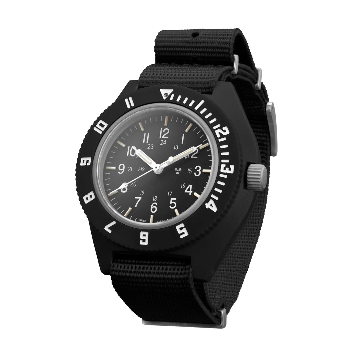 MARATHON AIR PILOT'S NAVIGATOR BLACK 41MM DEFSTAN - WATCHH