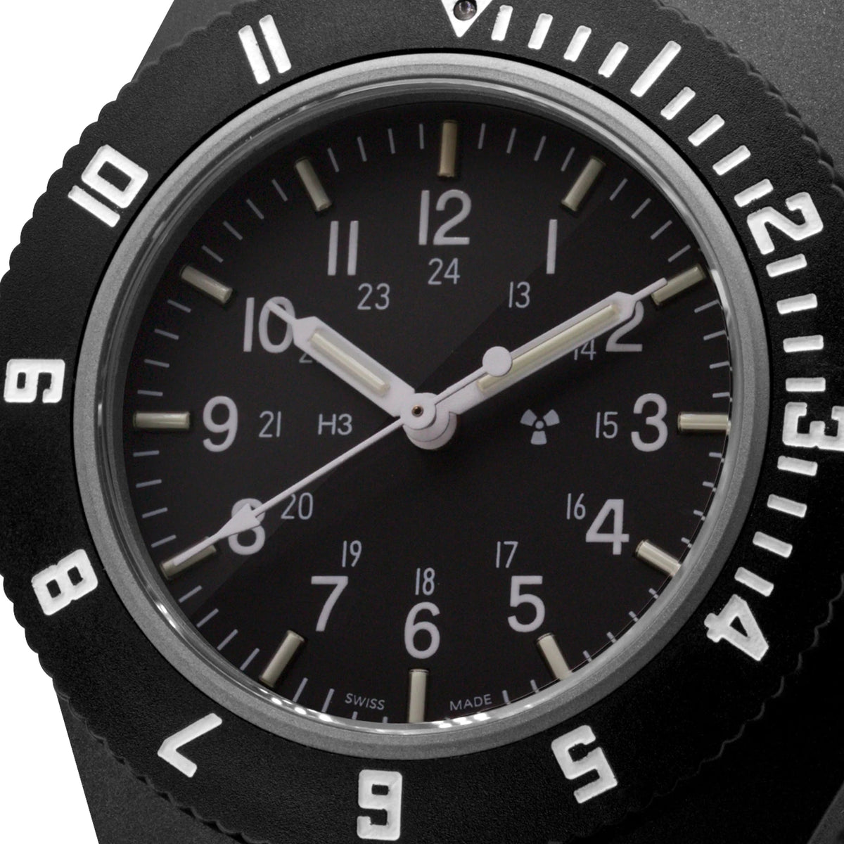 MARATHON AIR PILOT'S NAVIGATOR BLACK 41MM DEFSTAN - WATCHH