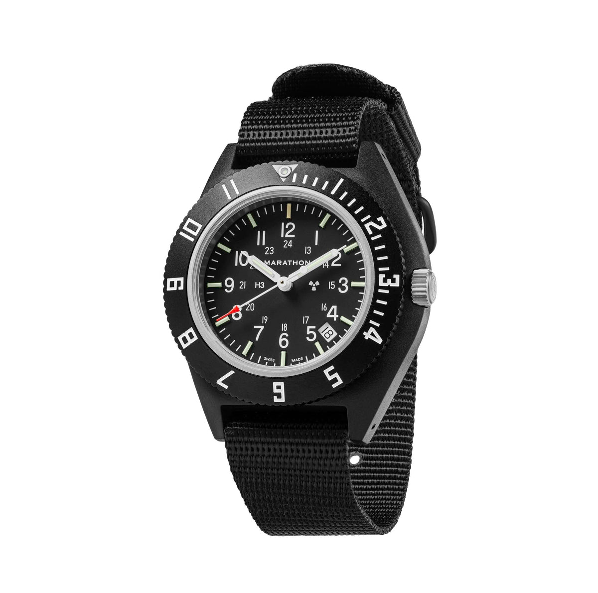 MARATHON AIR PILOT'S NAVIGATOR CERASHELL BLACK WITH DATE 41MM watch