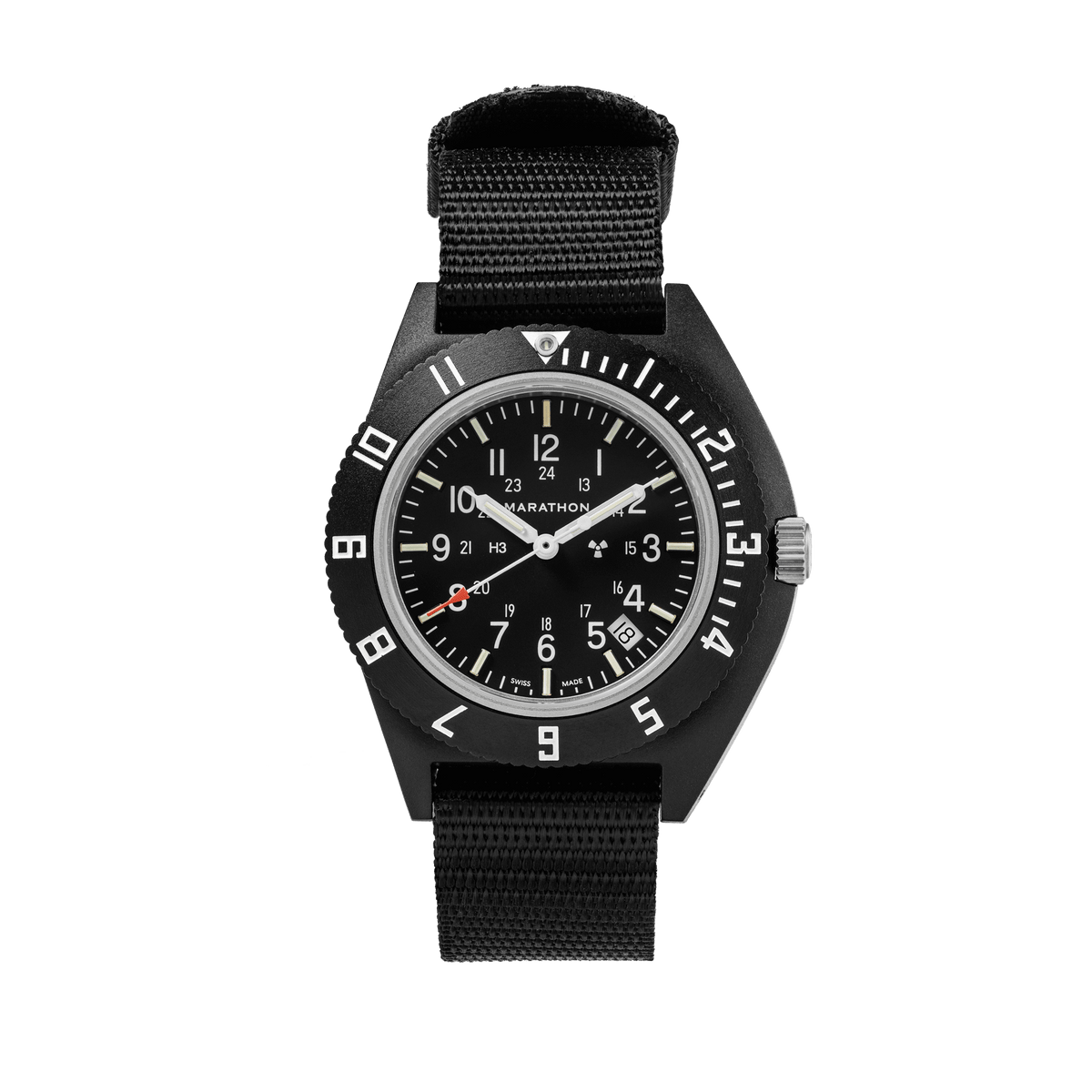 MARATHON AIR PILOT'S NAVIGATOR CERASHELL BLACK WITH DATE 41MM watch