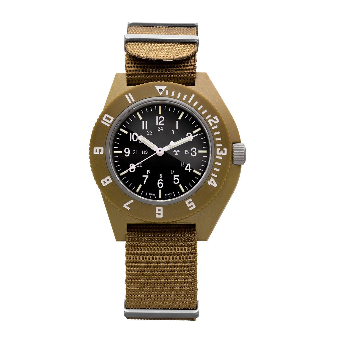 MARATHON AIR PILOT'S NAVIGATOR DESERT TAN 41MM DEFSTAN - WATCHH