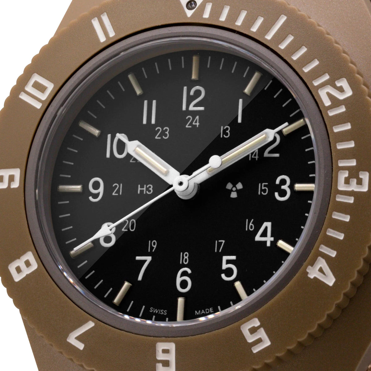 MARATHON AIR PILOT'S NAVIGATOR DESERT TAN 41MM DEFSTAN - WATCHH