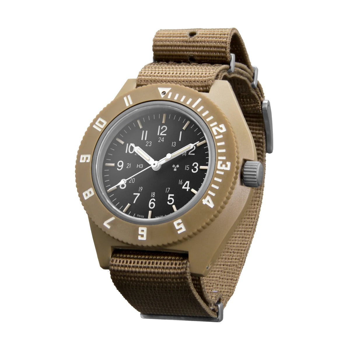 MARATHON AIR PILOT'S NAVIGATOR DESERT TAN 41MM DEFSTAN - WATCHH