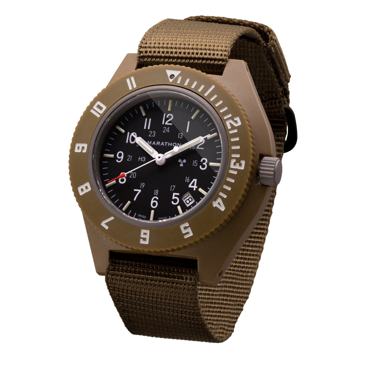 MARATHON AIR PILOT'S NAVIGATOR DESERT TAN WITH DATE 41MM watch