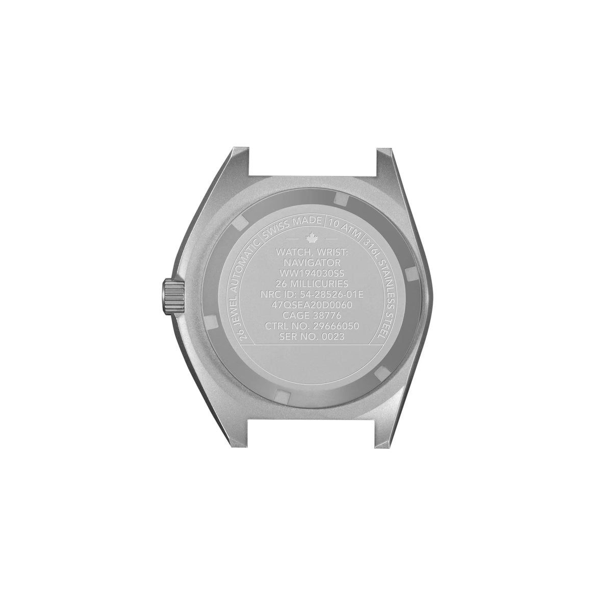MARATHON AIR PILOT'S SSNAV - AUTO STEEL NAVIGATOR WITH DATE AUTOMATIC 41MM DEFSTAN - WATCHH