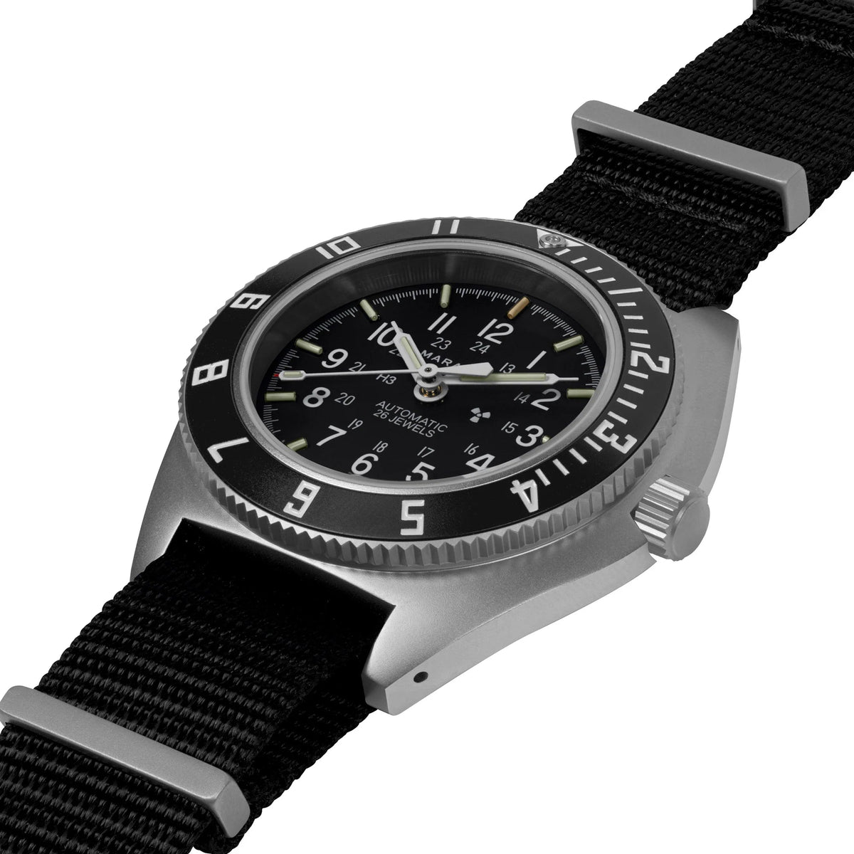 MARATHON AIR PILOT'S SSNAV - AUTO STEEL NAVIGATOR WITH DATE AUTOMATIC 41MM DEFSTAN - WATCHH