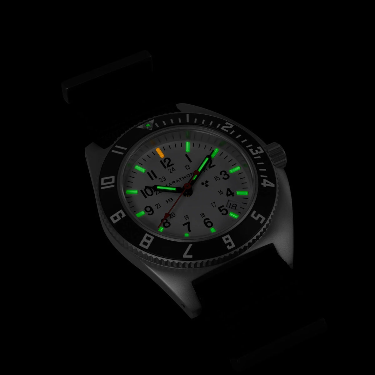 MARATHON AIR PILOT'S SSNAV - D STEEL NAVIGATOR ARCTIC EDITION WITH DATE 41MM DEFSTAN - WATCHH