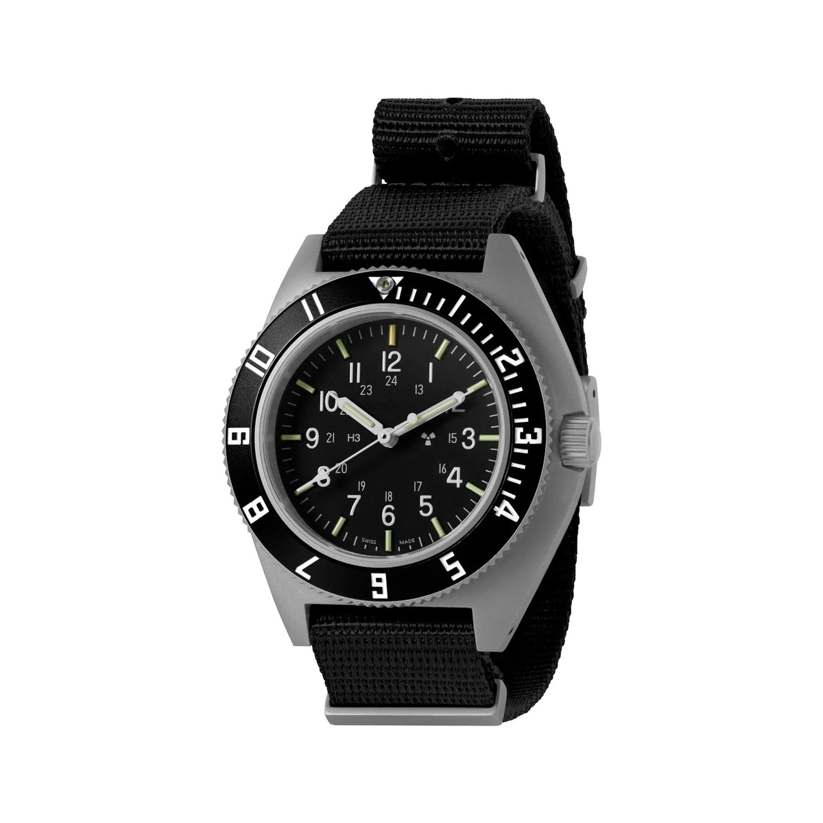 MARATHON AIR PILOT'S SSNAV STEEL NAVIGATOR 41MM DEFSTAN - WATCHH