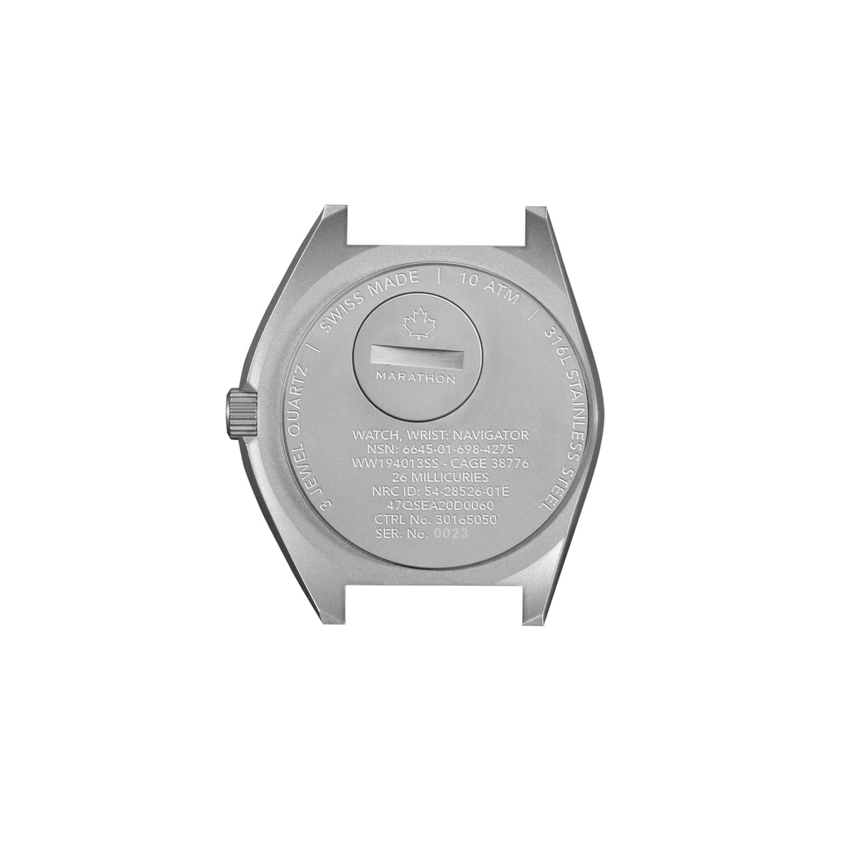 MARATHON AIR PILOT'S SSNAV STEEL NAVIGATOR 41MM DEFSTAN - WATCHH
