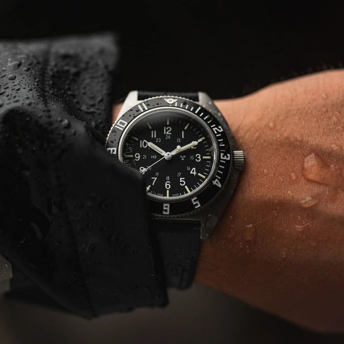 MARATHON AIR PILOT'S SSNAV STEEL NAVIGATOR 41MM RUBBER - WATCHH