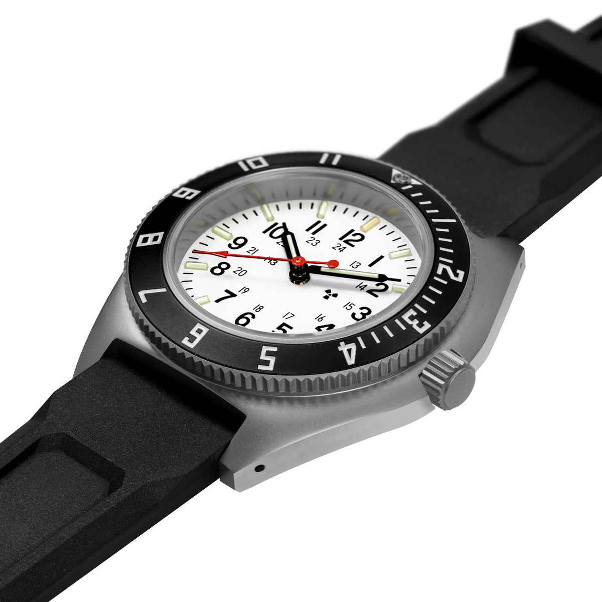 MARATHON AIR PILOT'S SSNAV STEEL NAVIGATOR ARCTIC EDITION 41MM RUBBER - WATCHH