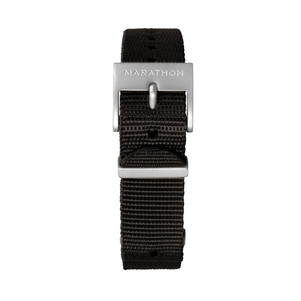 MARATHON BLACK 16MM NYLON DEFSTAN STRAP - WATCHH