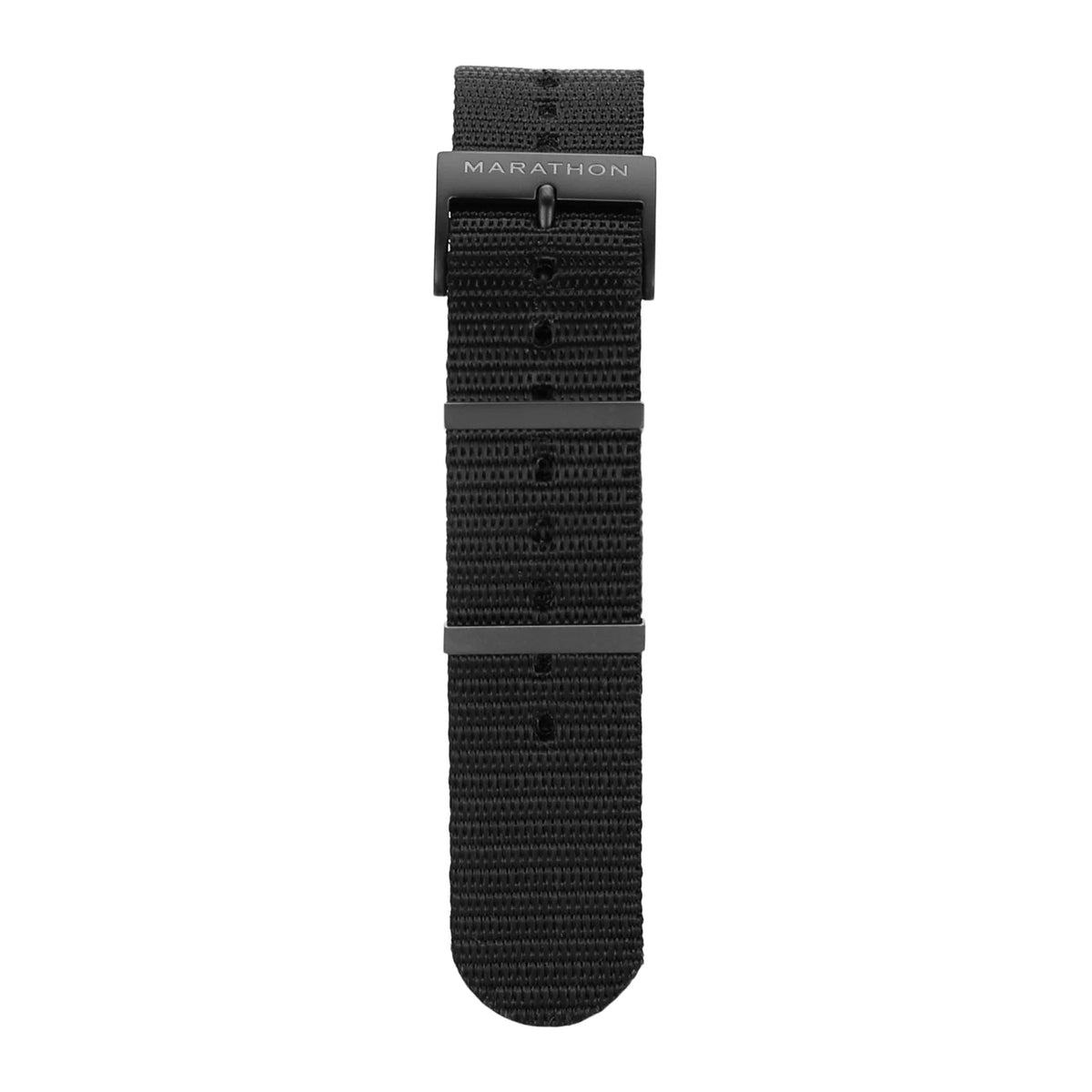 MARATHON BLACK 20MM NYLON ANTHRACITE DEFSTAN STRAP - WATCHH