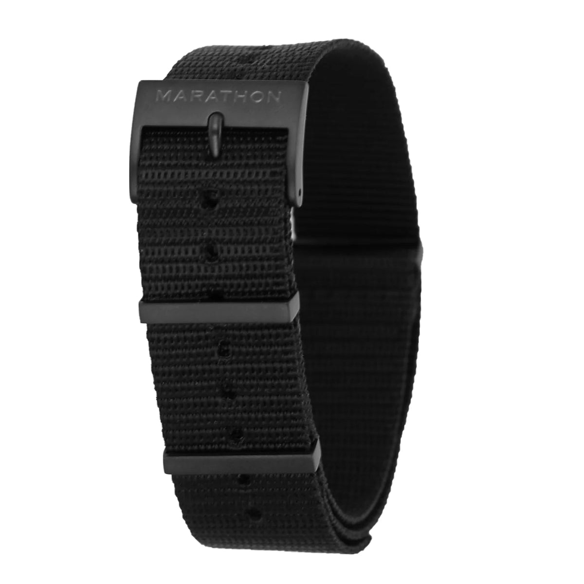 MARATHON BLACK 20MM NYLON ANTHRACITE DEFSTAN STRAP - WATCHH