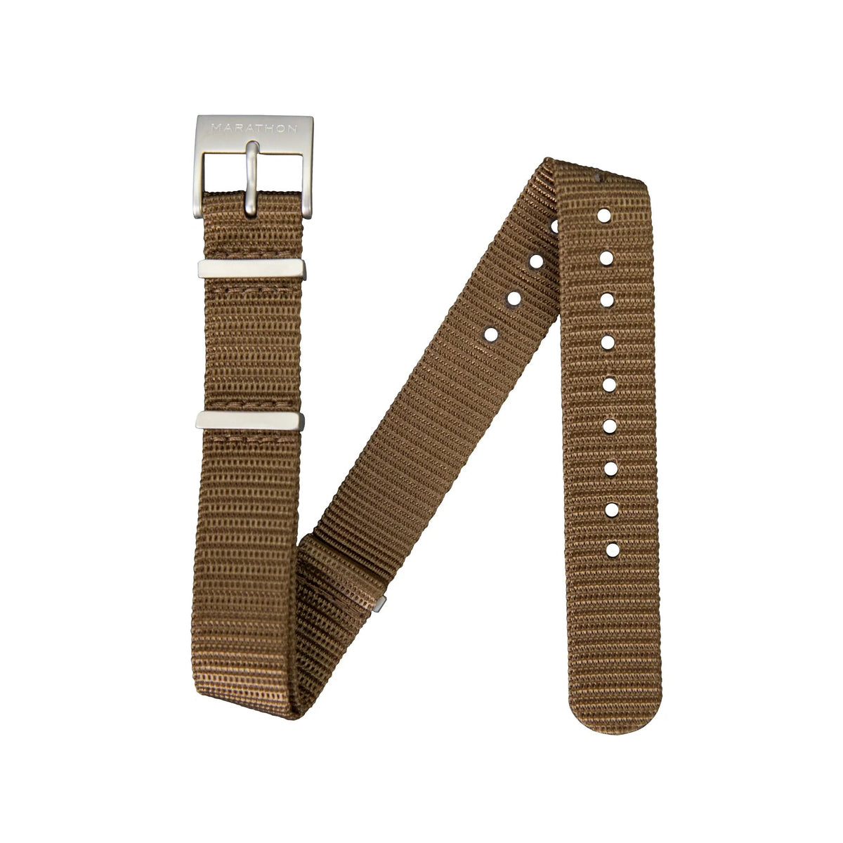 MARATHON DESERT TAN 16MM NYLON DEFSTAN STRAP - WATCHH