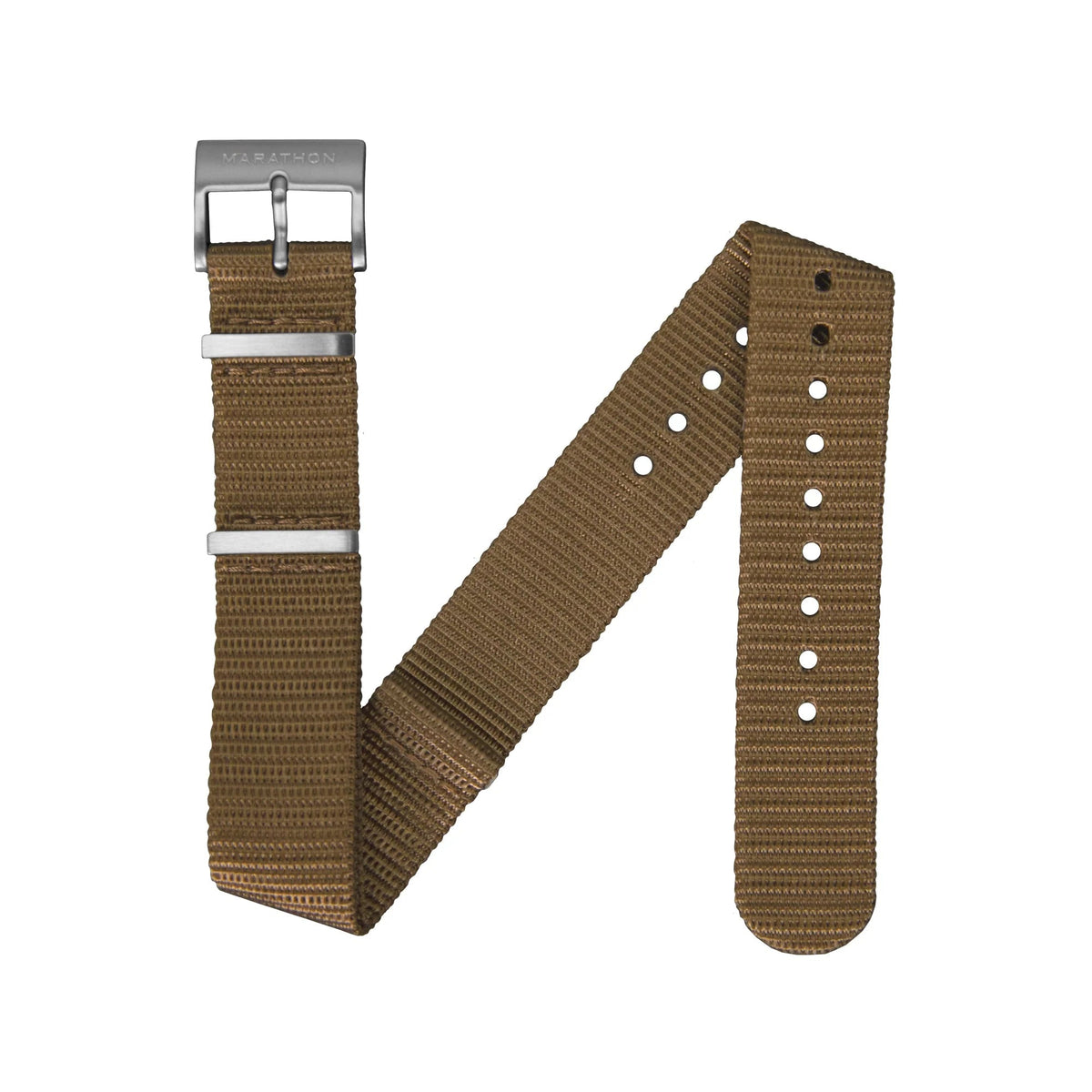 MARATHON DESERT TAN 18MM NYLON DEFSTAN STRAP - WATCHH