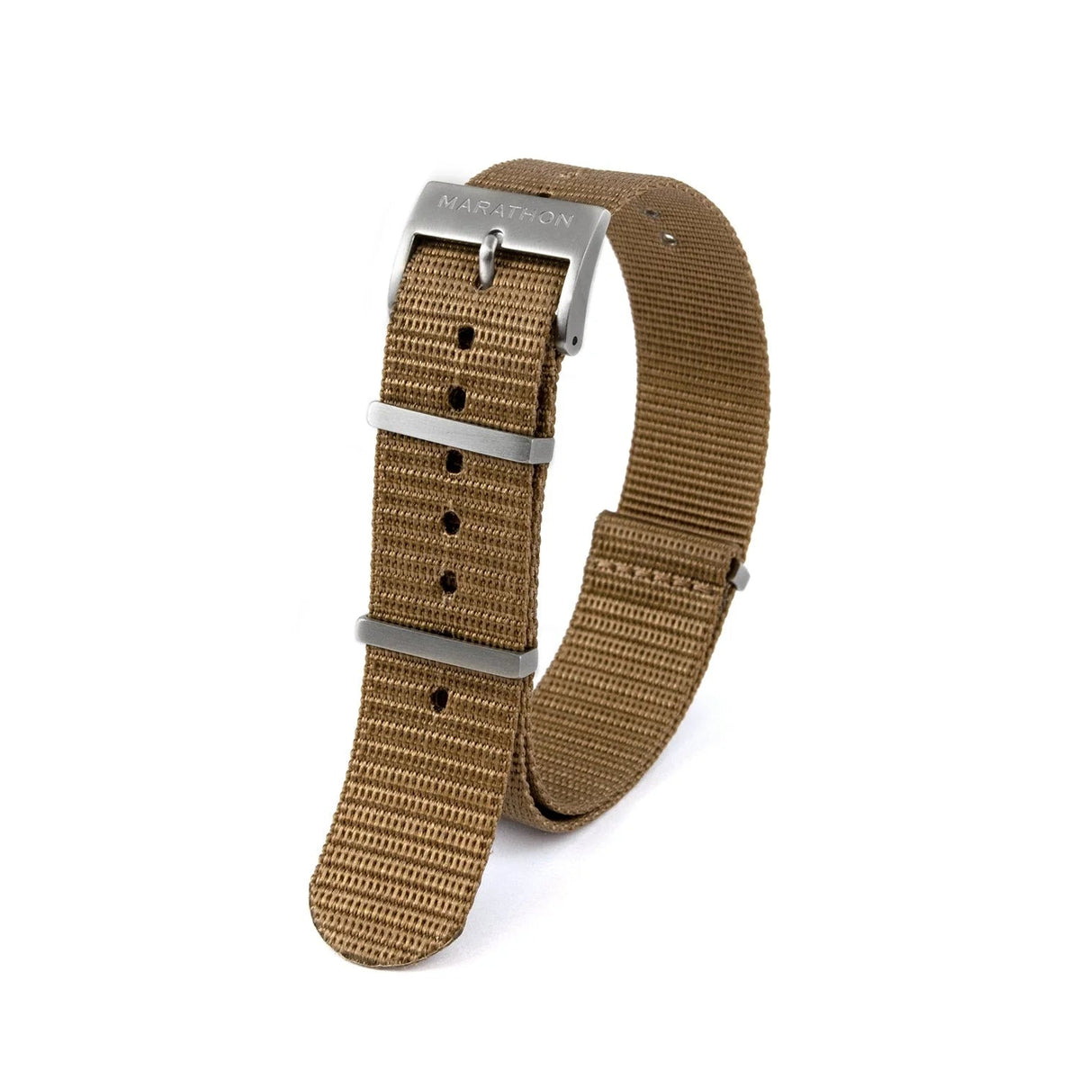 MARATHON DESERT TAN 18MM NYLON DEFSTAN STRAP - WATCHH