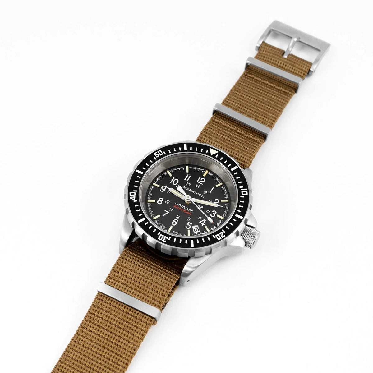 MARATHON DESERT TAN 20MM NYLON DEFSTAN STRAP - WATCHH