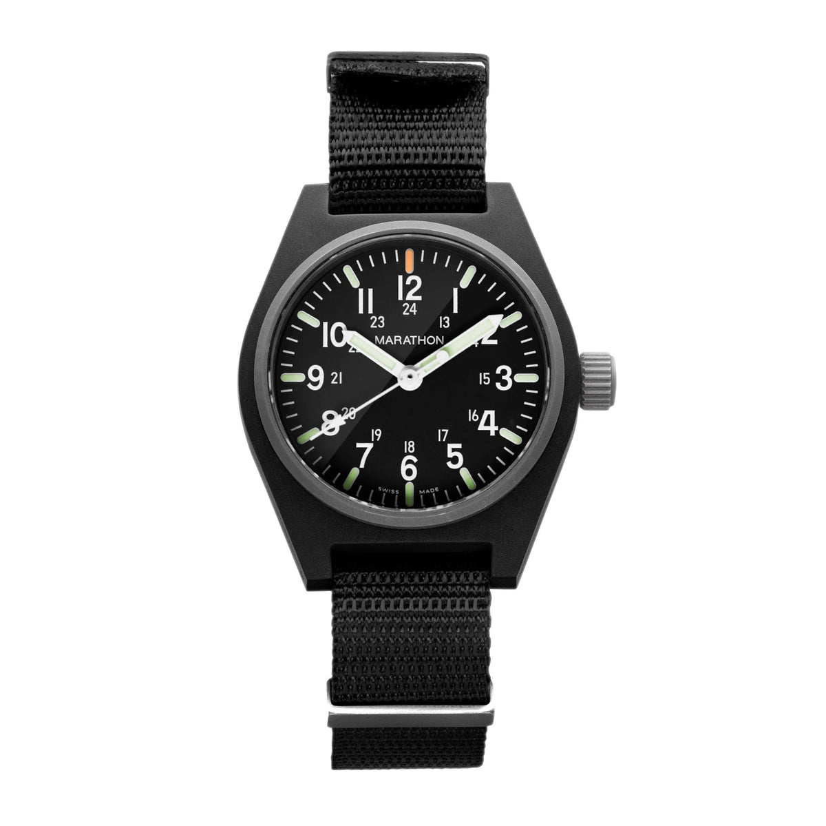 MARATHON LAND GENERAL PURPOSE BLACK 34MM DEFSTAN - WATCHH