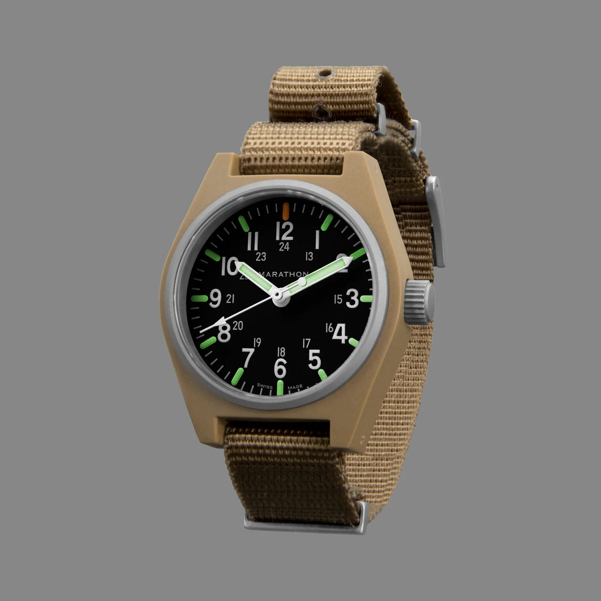 MARATHON LAND GENERAL PURPOSE DESERT TAN 34MM DEFSTAN - WATCHH