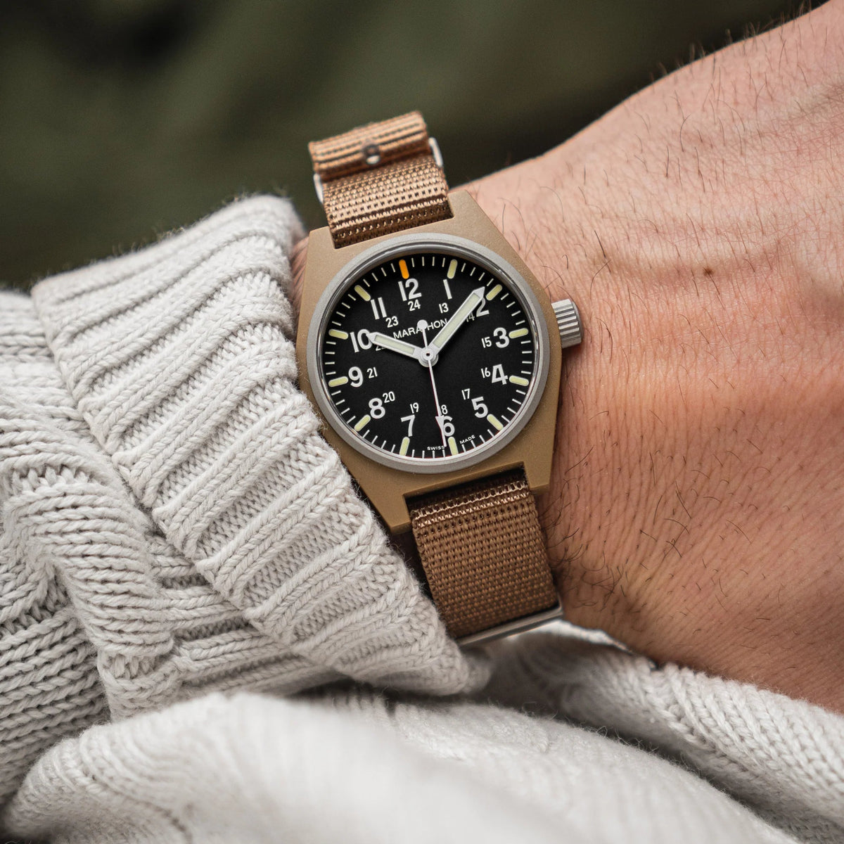 MARATHON LAND GENERAL PURPOSE DESERT TAN 34MM DEFSTAN - WATCHH