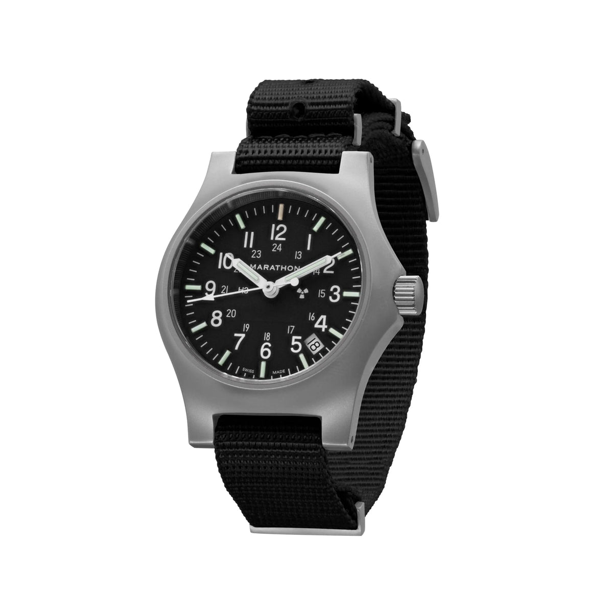MARATHON LAND SS OFFICER'S WITH DATE 36MM DEFSTAN - WATCHH