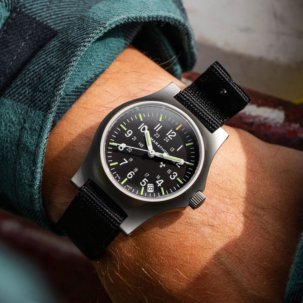 MARATHON LAND SS OFFICER'S WITH DATE 36MM watch