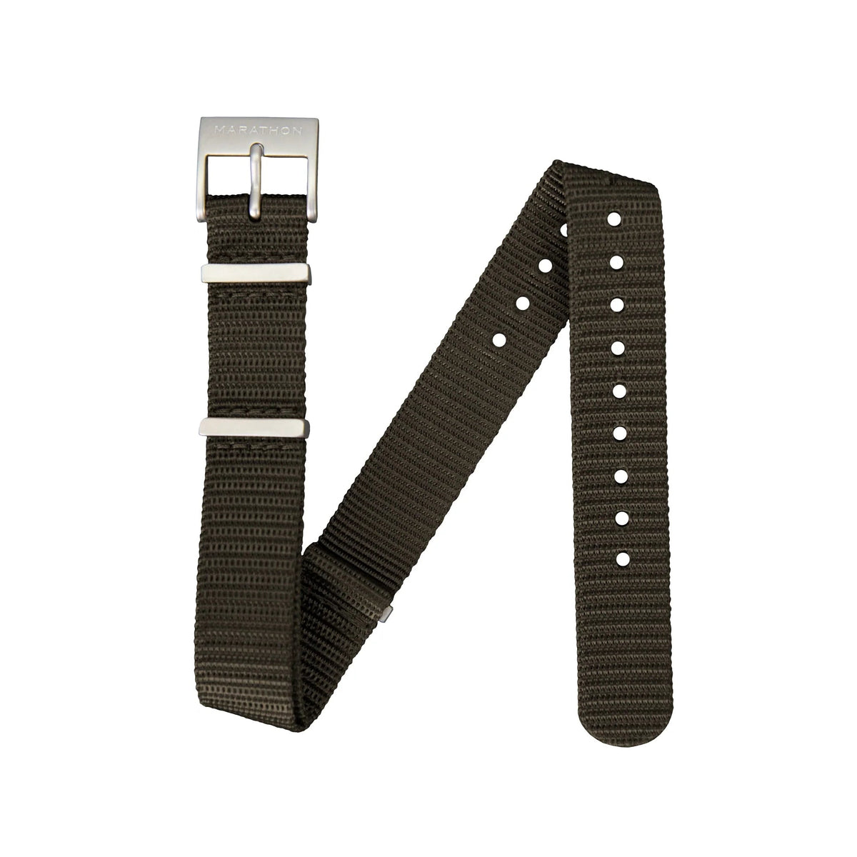 MARATHON SAGE GREEN 16MM NYLON DEFSTAN STRAP - WATCHH