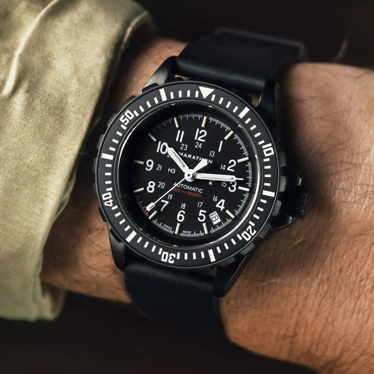 MARATHON SEA GSAR ANTHRACITE WITH DATE AUTOMATIC 41MM - WATCHH