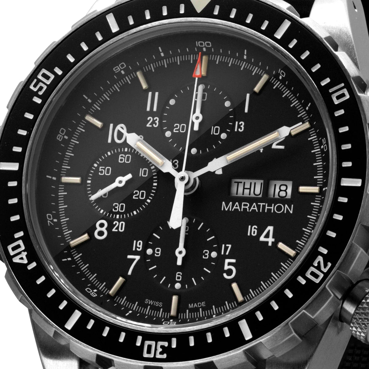 MARATHON SEA/PILOT CSAR CHRONOGRAPH JUMBO DAY/DATE AUTOMATIC (JDD) 46MM - WATCHH