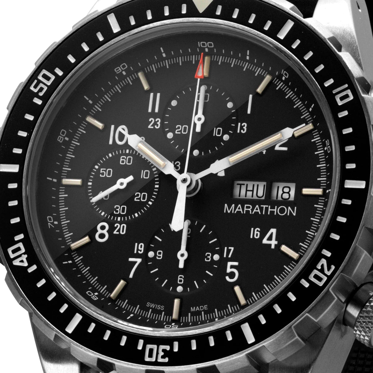 MARATHON SEA/PILOT CSAR CHRONOGRAPH JUMBO DAY/DATE AUTOMATIC (JDD) 46MM - WATCHH