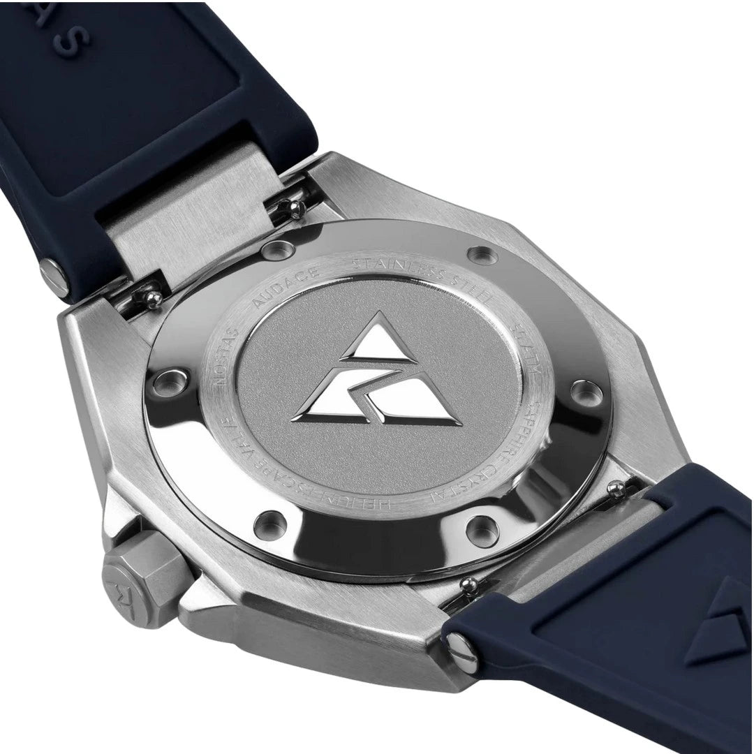 NOSTAS SEA AUDACE 500 DARK BLUE BRACELET 41MM - WATCHH