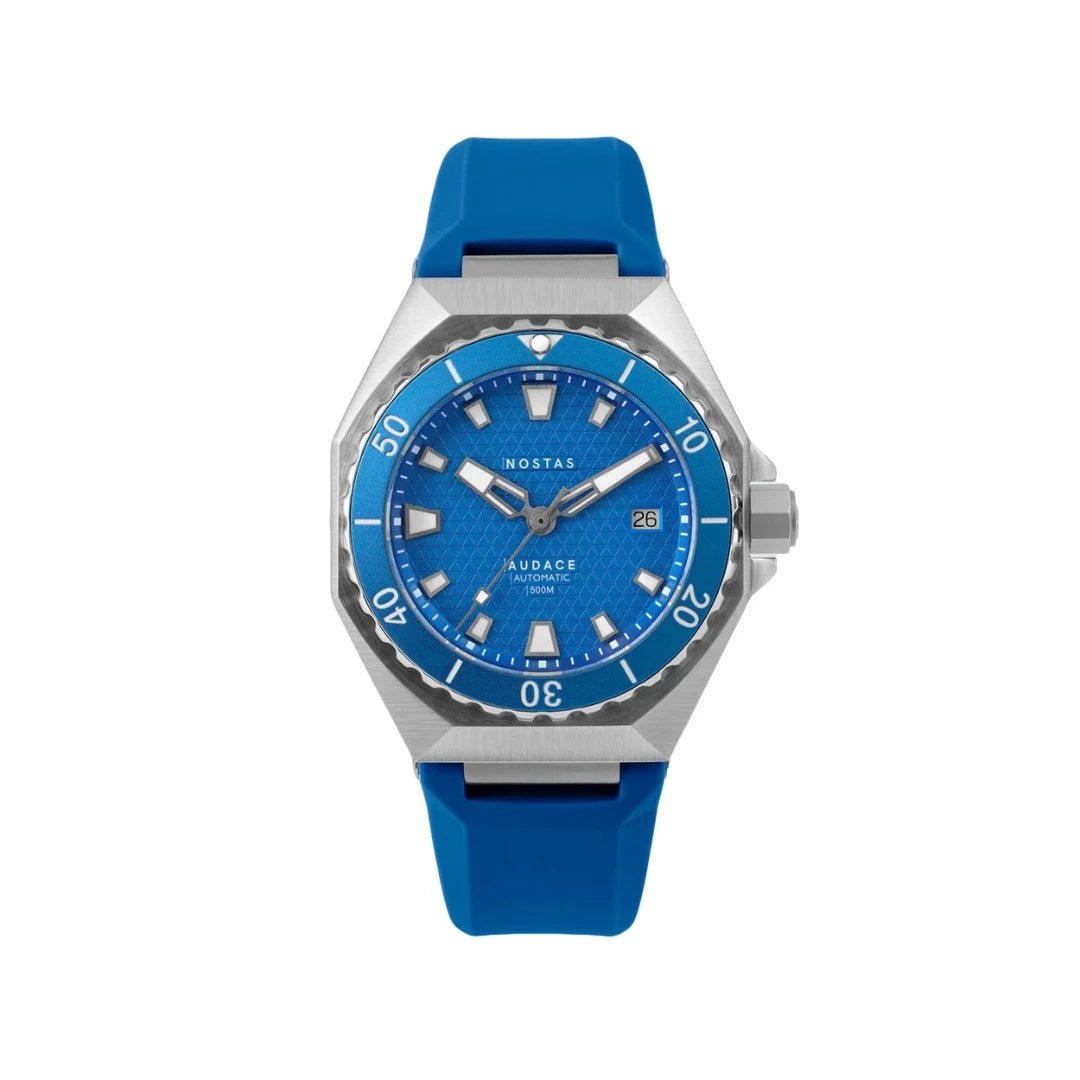 NOSTAS SEA AUDACE 500 LIGHT BLUE BRACELET 41MM - WATCHH