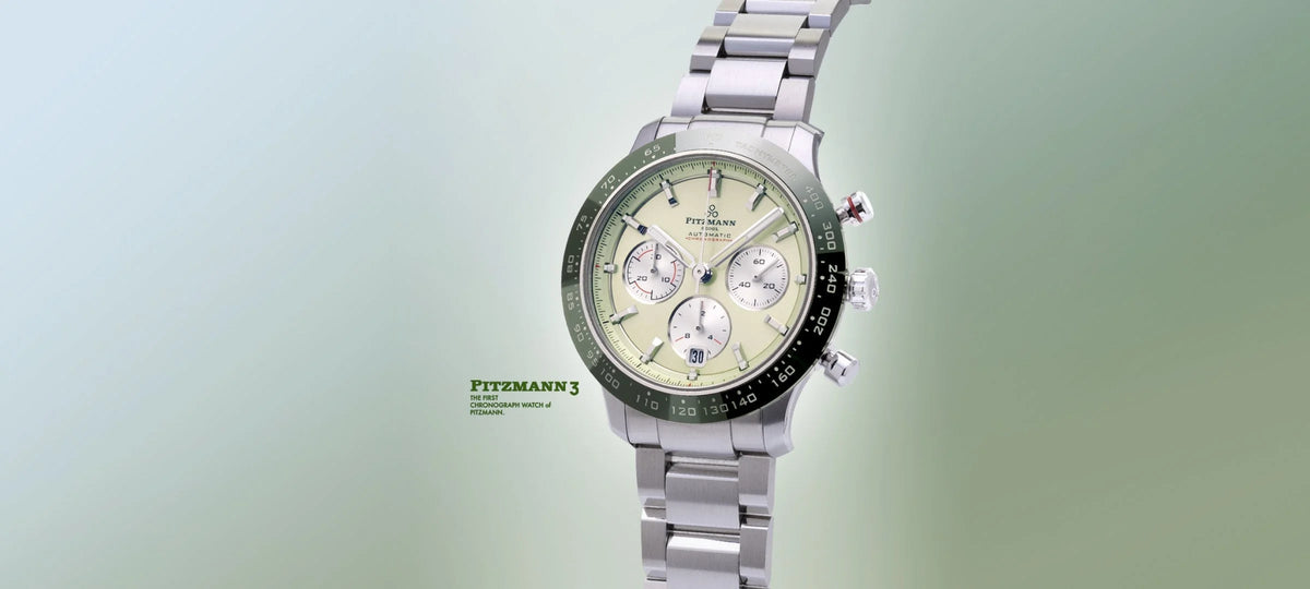 PITZMANN III CHRONOGRAPH SPORTS GREEN - WATCHH