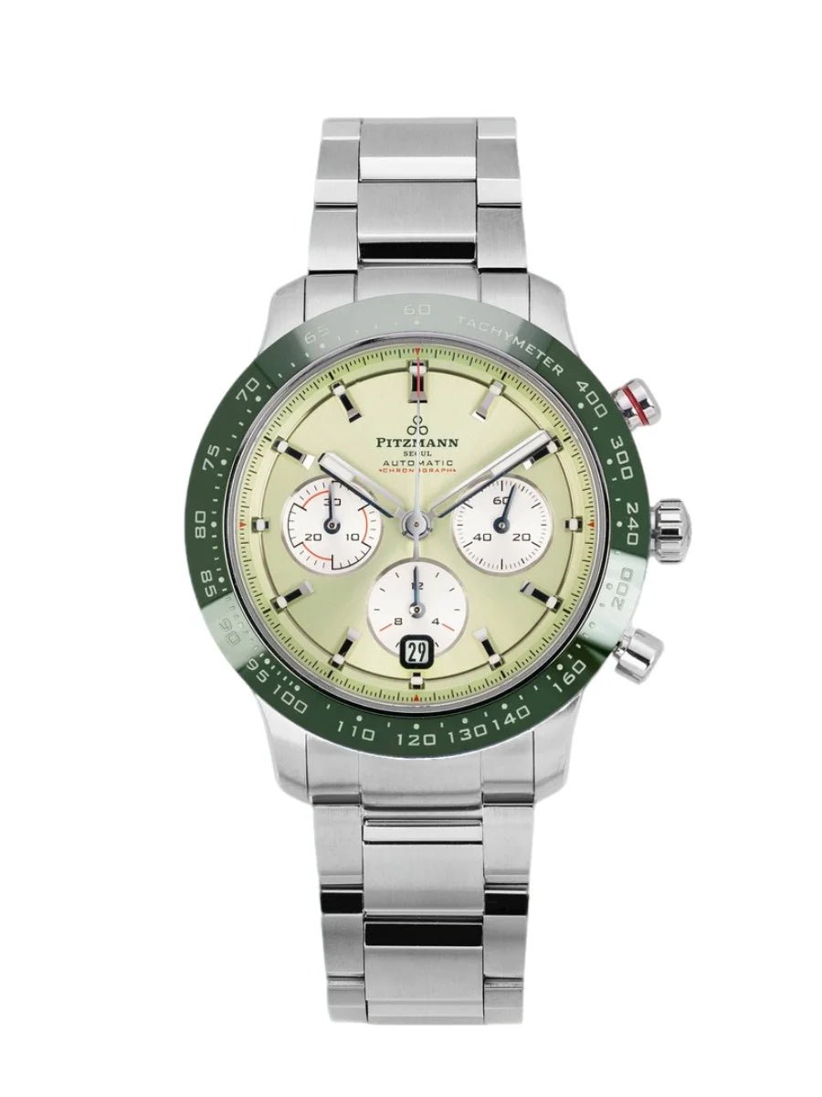 PITZMANN III CHRONOGRAPH SPORTS GREEN - WATCHH