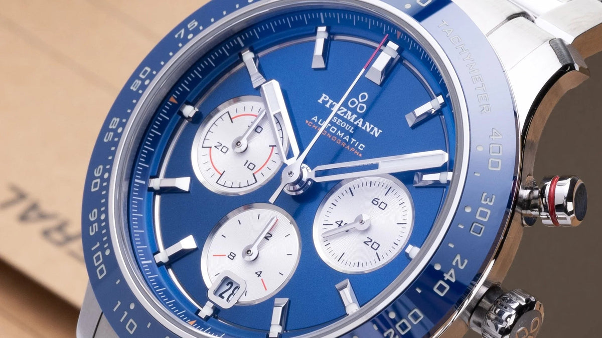 PITZMANN III CHRONOGRAPH SPORTS NAVY - WATCHH
