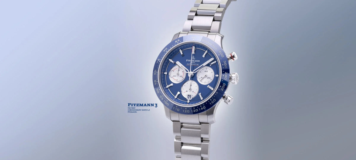 PITZMANN III CHRONOGRAPH SPORTS NAVY - WATCHH