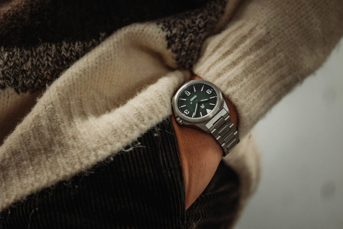 RZE LAND RESOLUTE TITANIUM FOREST GREEN 40MM - WATCHH
