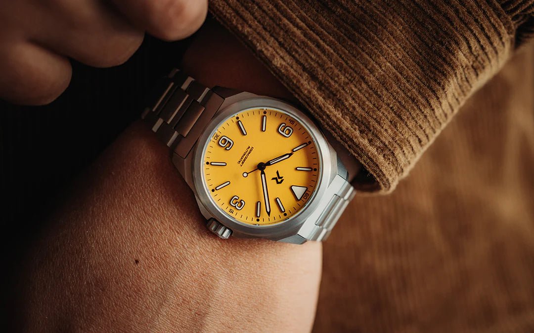 RZE LAND RESOLUTE TITANIUM MEDALLION YELLOW 40MM - WATCHH