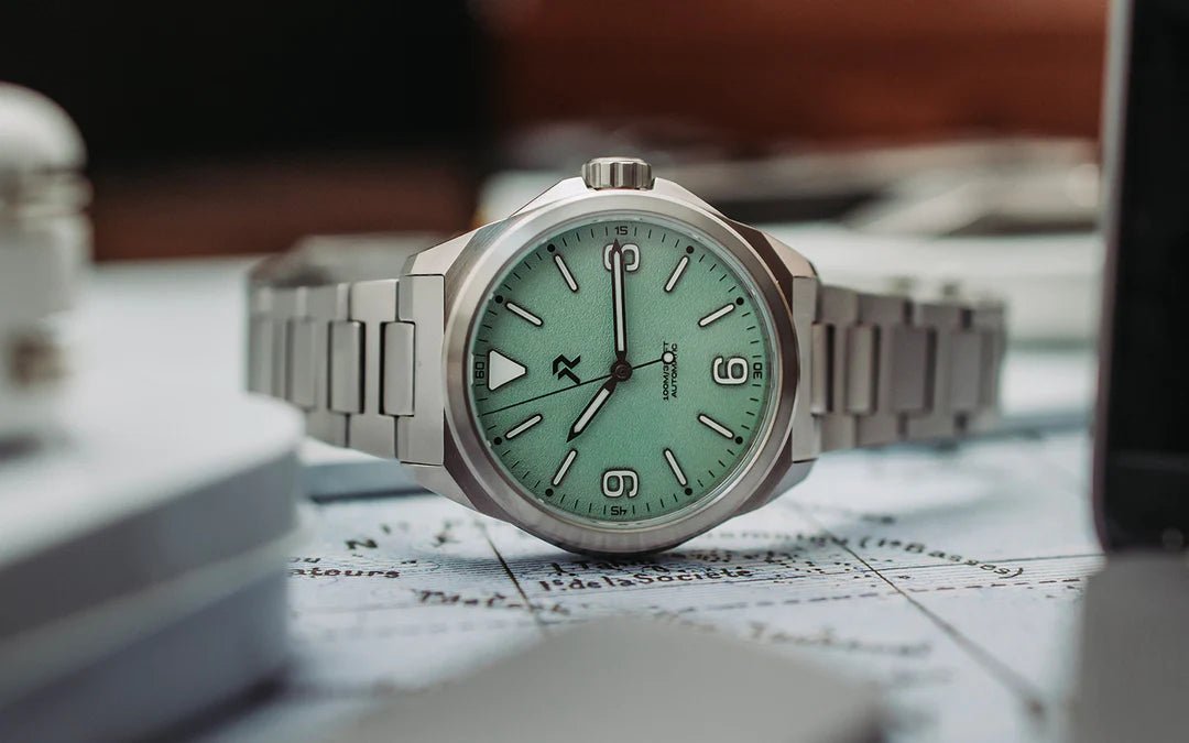 RZE LAND RESOLUTE TITANIUM MINT GREEN 40MM - WATCHH