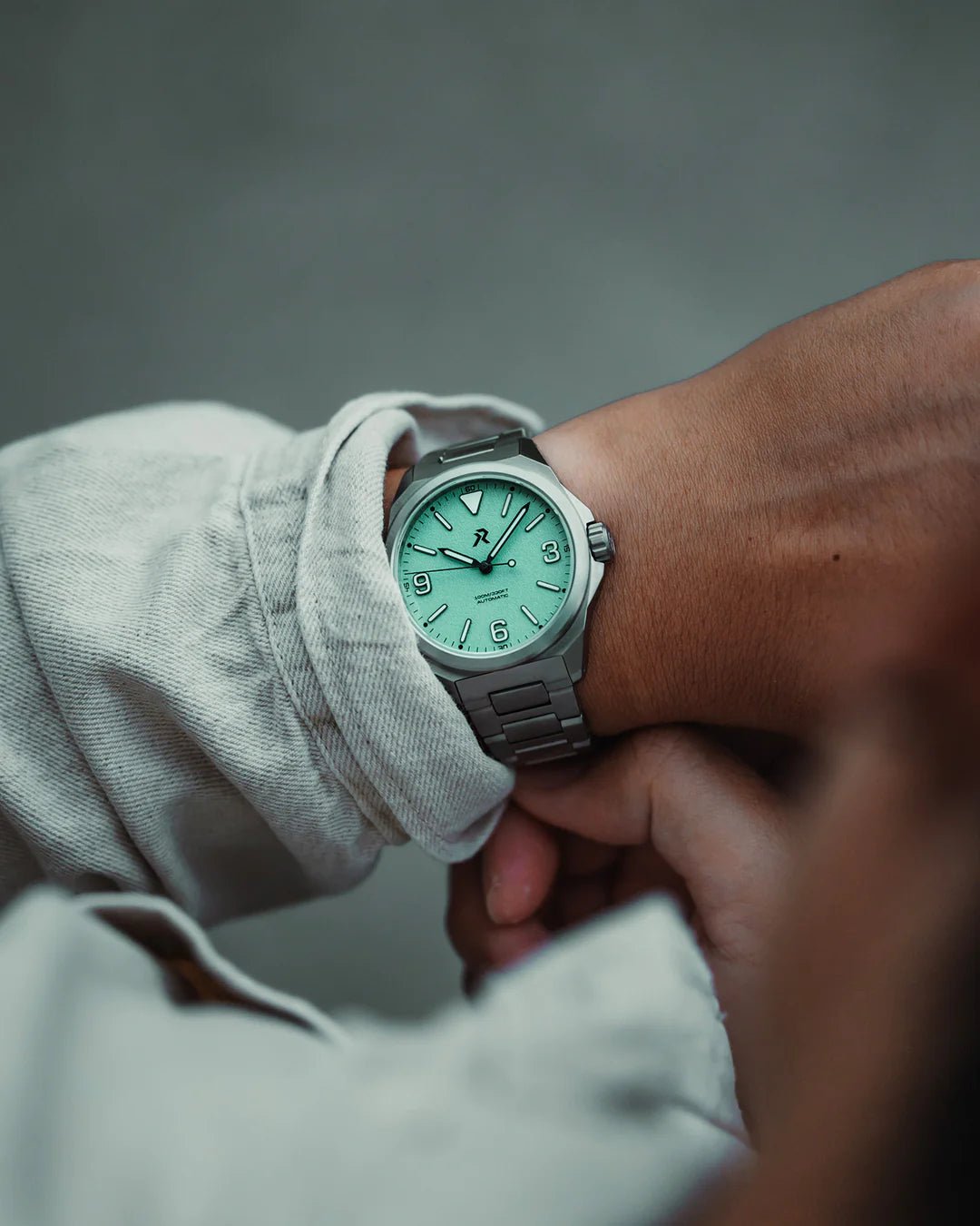 RZE LAND RESOLUTE TITANIUM MINT GREEN 40MM - WATCHH