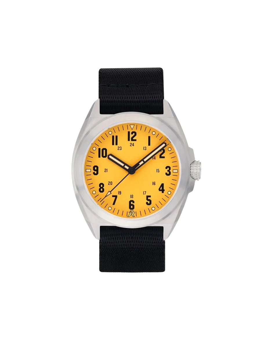RZE LAND VALOUR TITANIUM ARROWLEAF YELLOW 38MM - WATCHH